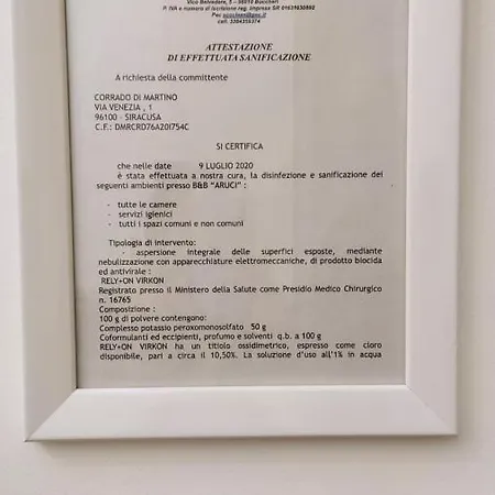 Aruci Bed and Breakfast Συρακούσες